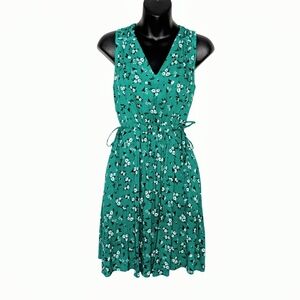 Rachel Zoe Green Floral Mini Dress